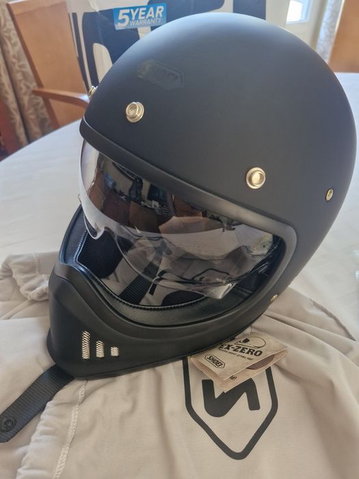 Capacete Shoei EX-Zero Preto Mate L 59/60cm, Novo, Na Caixa Originall