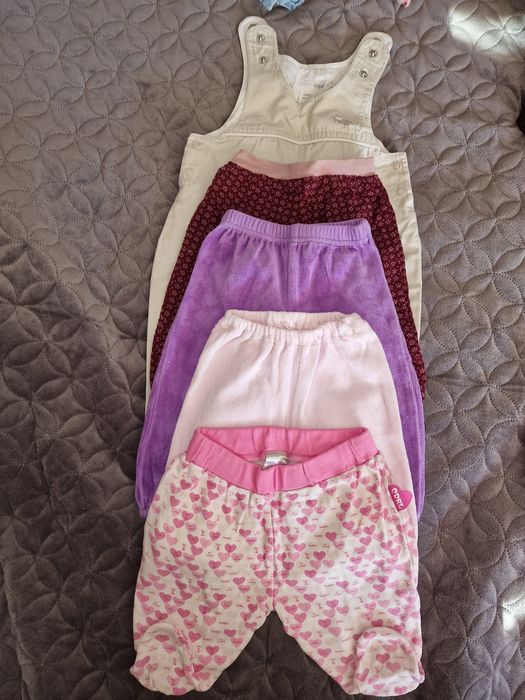 Paczka ubranek dla dziewczynki rozmiar 56-62