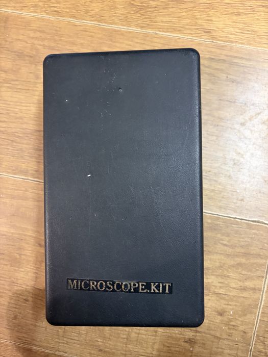 Kit microscopio vintage
