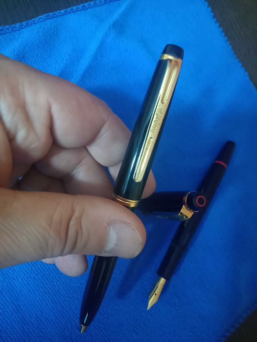 Caneta e esferográfica Rotring Renaissance conjunto cor preta