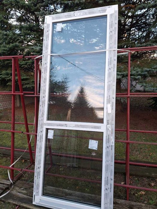 Okno PCV 980x2490mm- nowe okazja 50% ceny