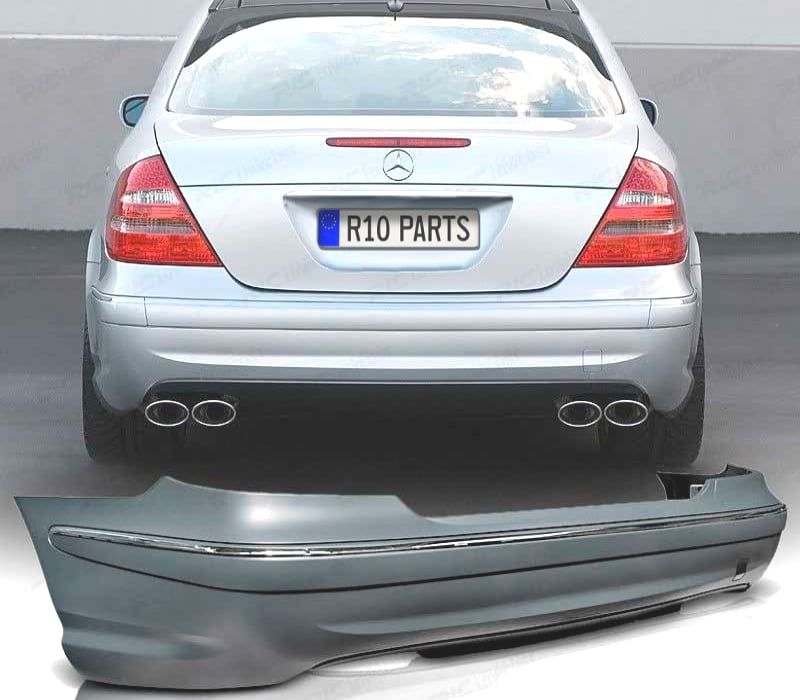 PARA-CHOQUES TRASEIRO MERCEDES CLASE E W211 LOOK AMG 03-09 SEM PDC
