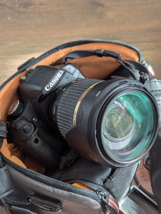 Canon EOS 500D + Мегазум Tamron 18-270 + Штатив Velbon