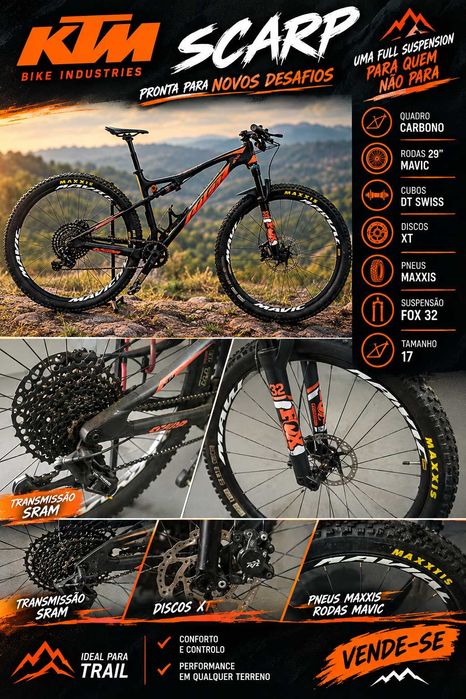 Bicicleta KTM SCARP