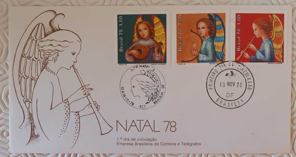 FDC Natal 1978 Brasil