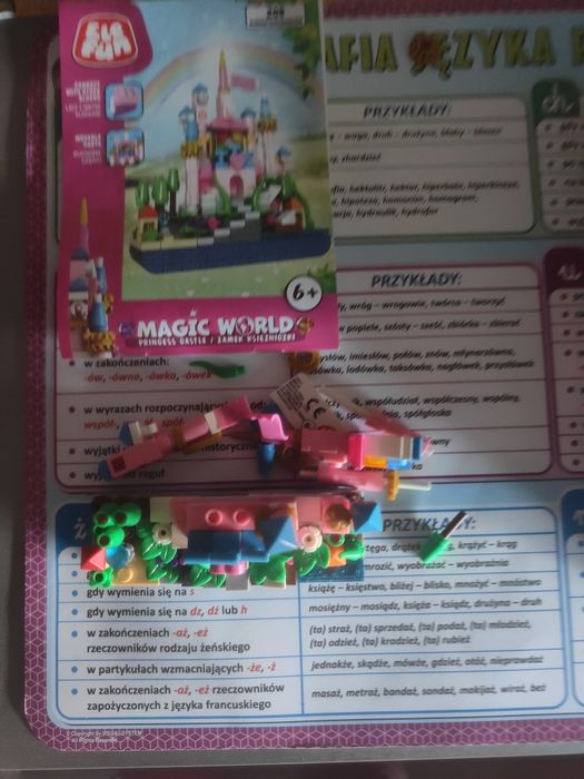Klocki Ele Fun oraz puzzle 112 elementów