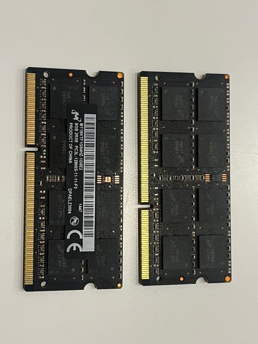 2 шт. DDR3 8Gb 1600MHz 12800 для iMac. Ціна за 2 шт, за 16 Гб