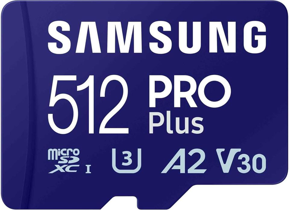 Karta microSD Samsung PRO Plus + adapter SD 512 GB do gier mobilnych