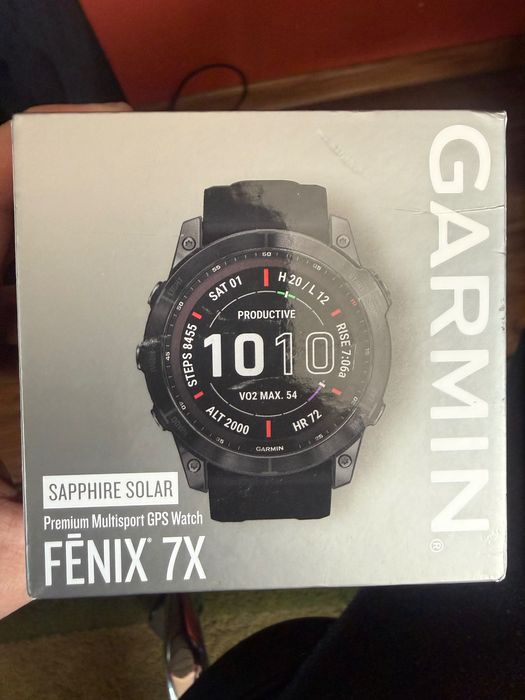 Garmin Fenix 7X Sapphire Solar – NOWY – 2 lata gwarancji