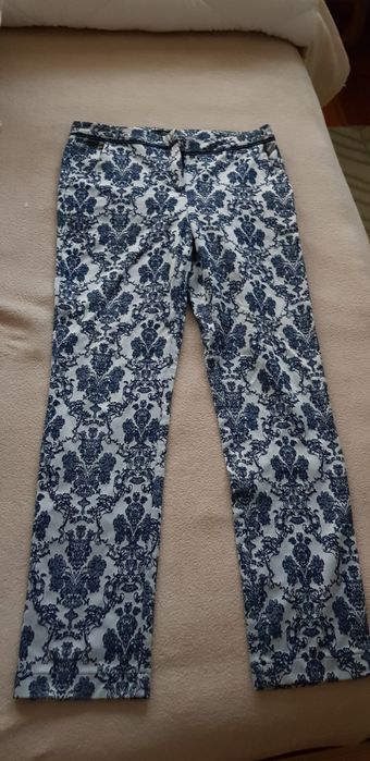 Spodnie elegancie damskie s/m z ornamentem