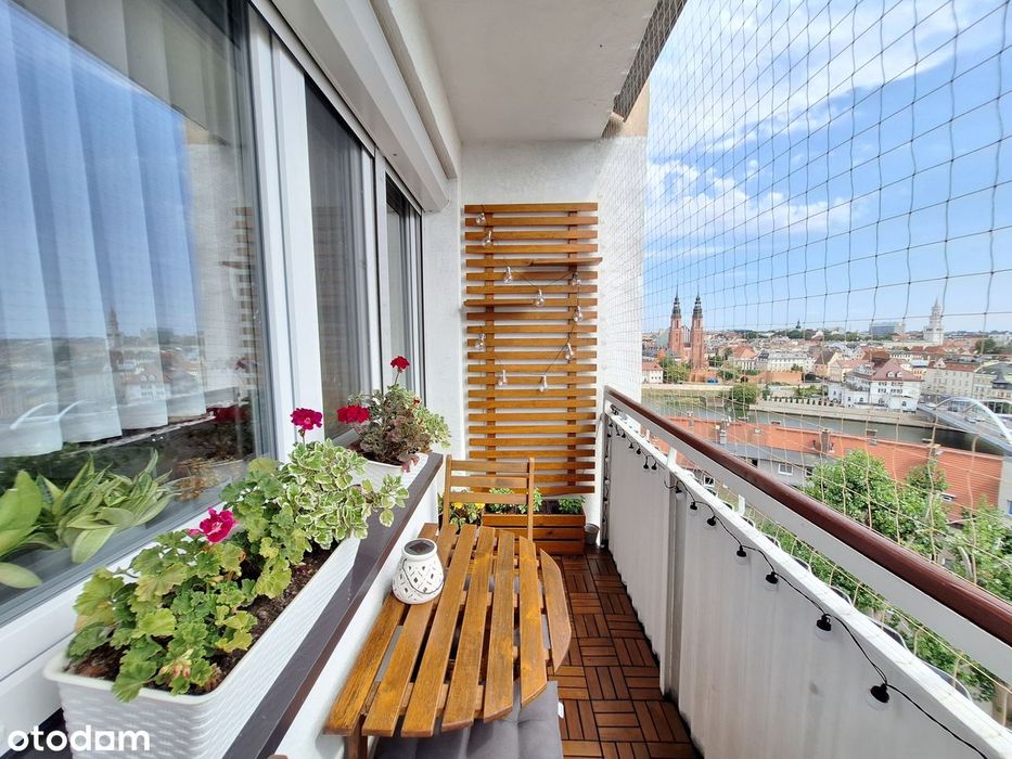 Nietuzinkowe 2pokojowe. Widok na panoramę Opola!