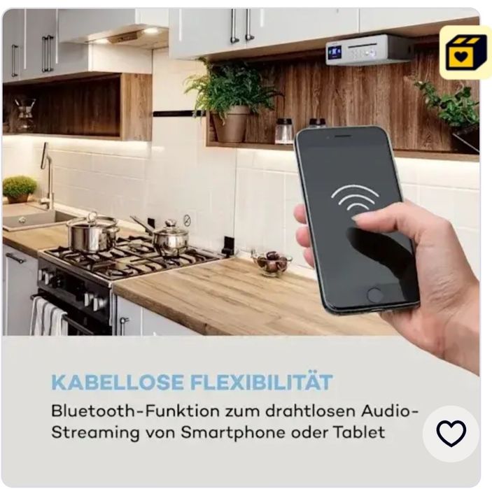 Радио кухонное Auna Silver Star Chef 20 Вт