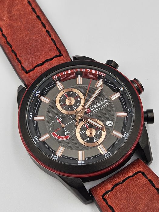 Zegarek męski Curren Chronograph duża linia 47mm