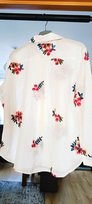 Koszula z haftem, elegancka koszula, bluzka boho