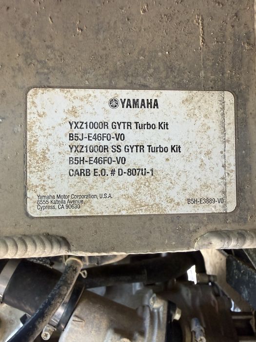 Yamaha YXZ 1000r ss Turbo