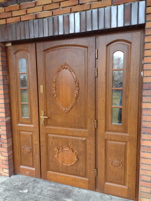 Drzwi drewniane zewnętrzne na każdy wymiar!!! Darmowa dostawa i pomiar