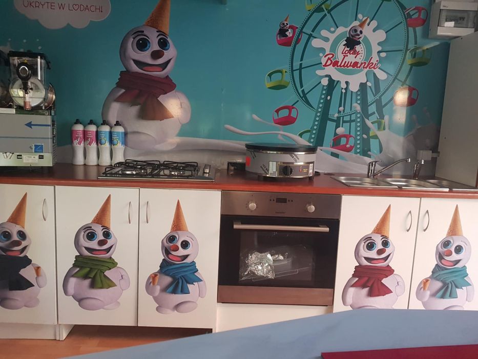 Przyczepa gastronomiczna - Lody Bałwanki