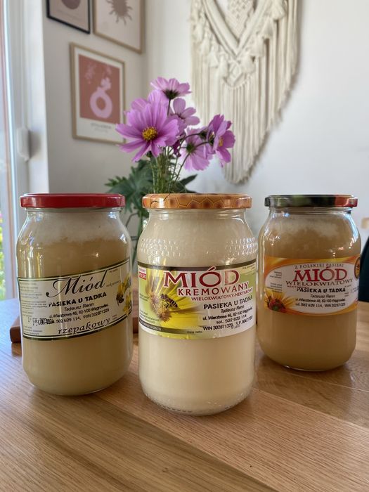 Miód z własnej pasieki kwiatowy