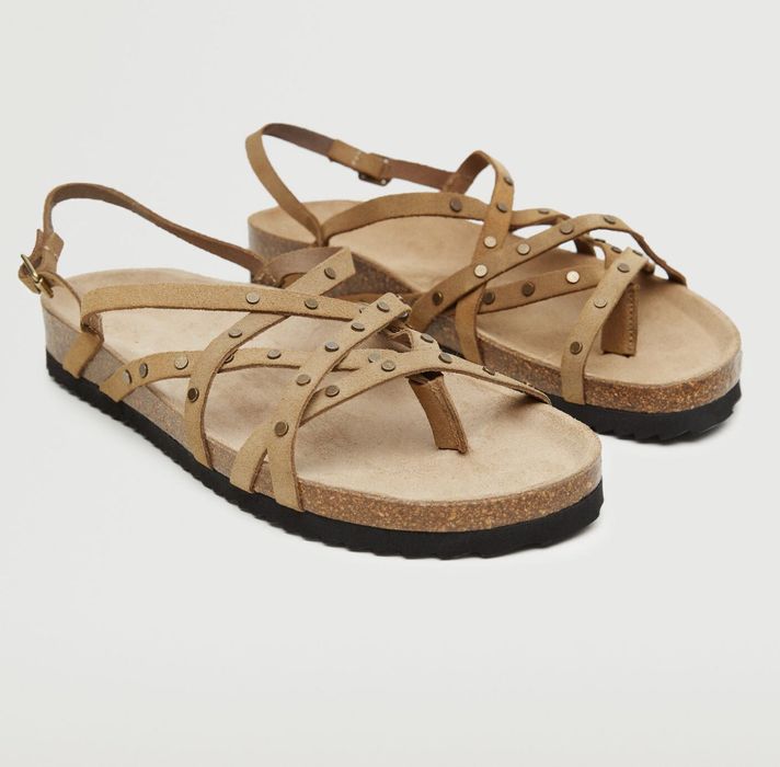 Босоніжки шкіряні Mango іспанія р.38