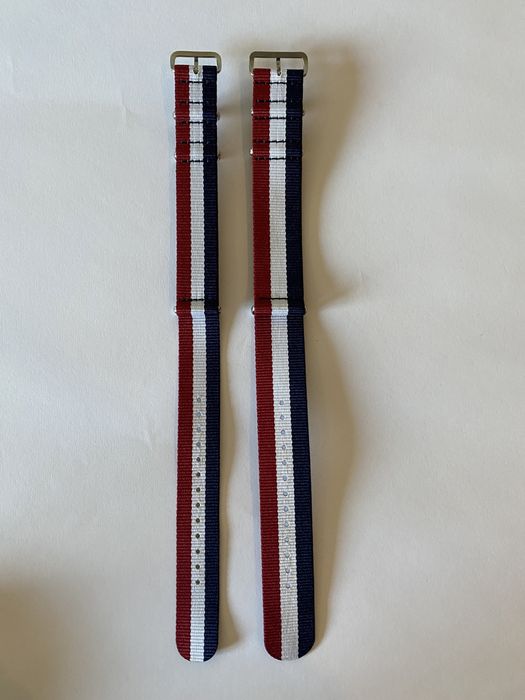 Braceletes Nato às riscas tamanho 20mm