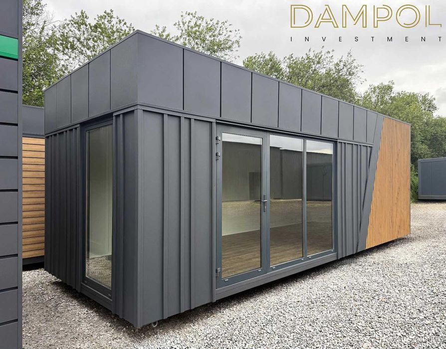 Pawilon/Kontener Handlowy Biurowy 7x3-Producent szybka realizacja