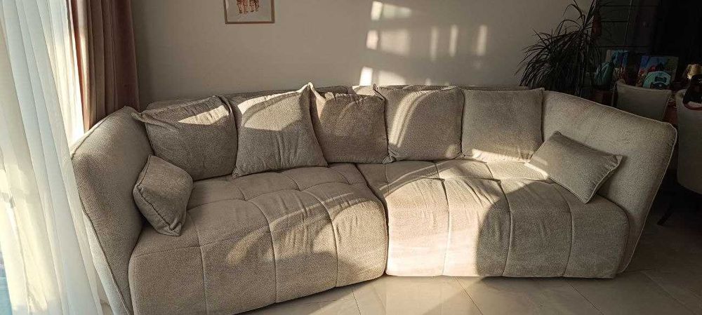 Sofa 5 osobowa szara