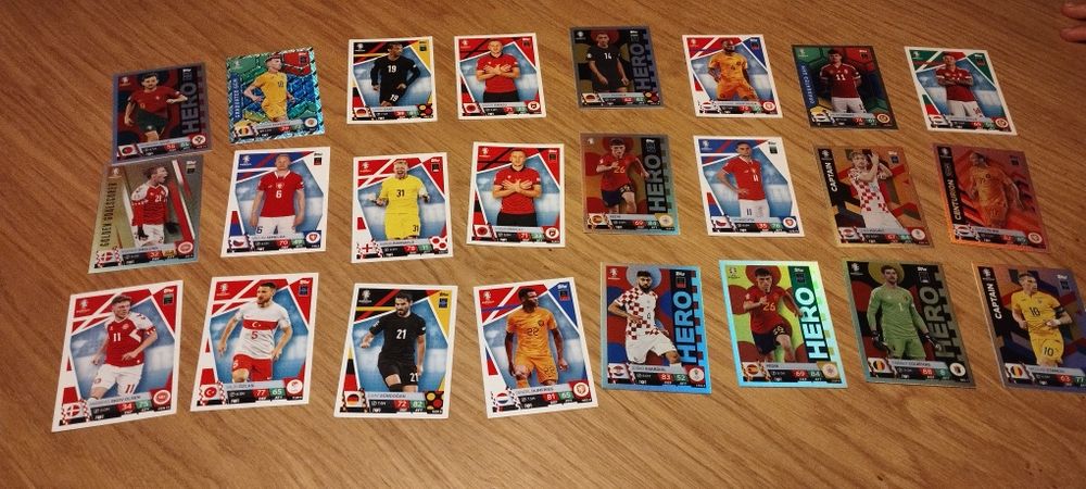 Karty piłkarske euro 2024 24 sztuki