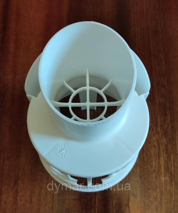 Наконечник для горизонтальних коаксіальних димоходів діаметром 60/100