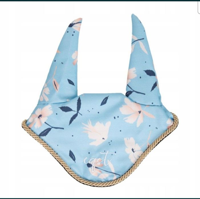 NOWE nauszniki dla konia Eqst Light Blue