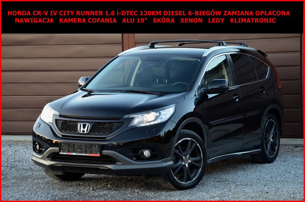 Honda CR-V Honda CR-V City Runner 1.6i-DTEC 120KM Zamiana Opłacona Navi Kamera