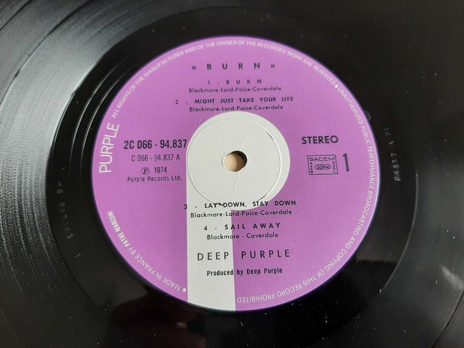 Deep Purple - Burn - França - Vinil LP