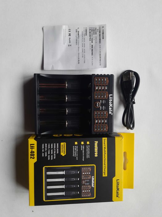 Зарядное устройство LiitoKala  lii-402  .Зарядний пристрій