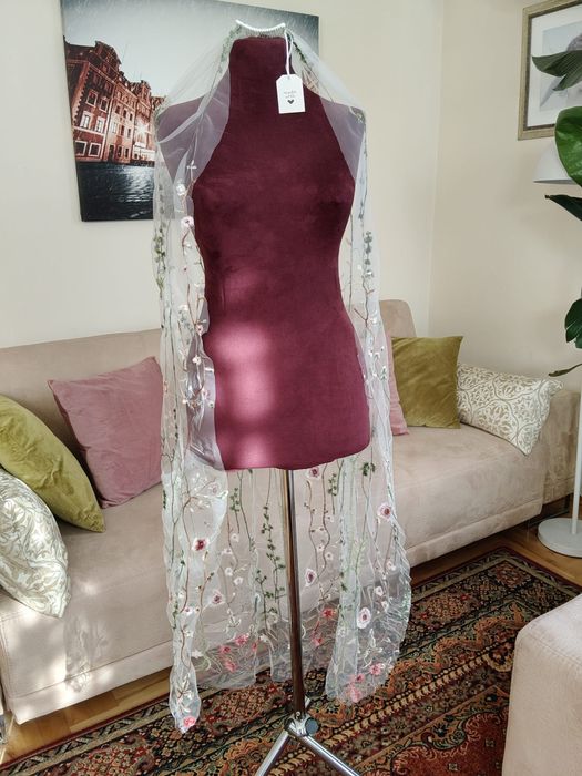Welon slubny boho