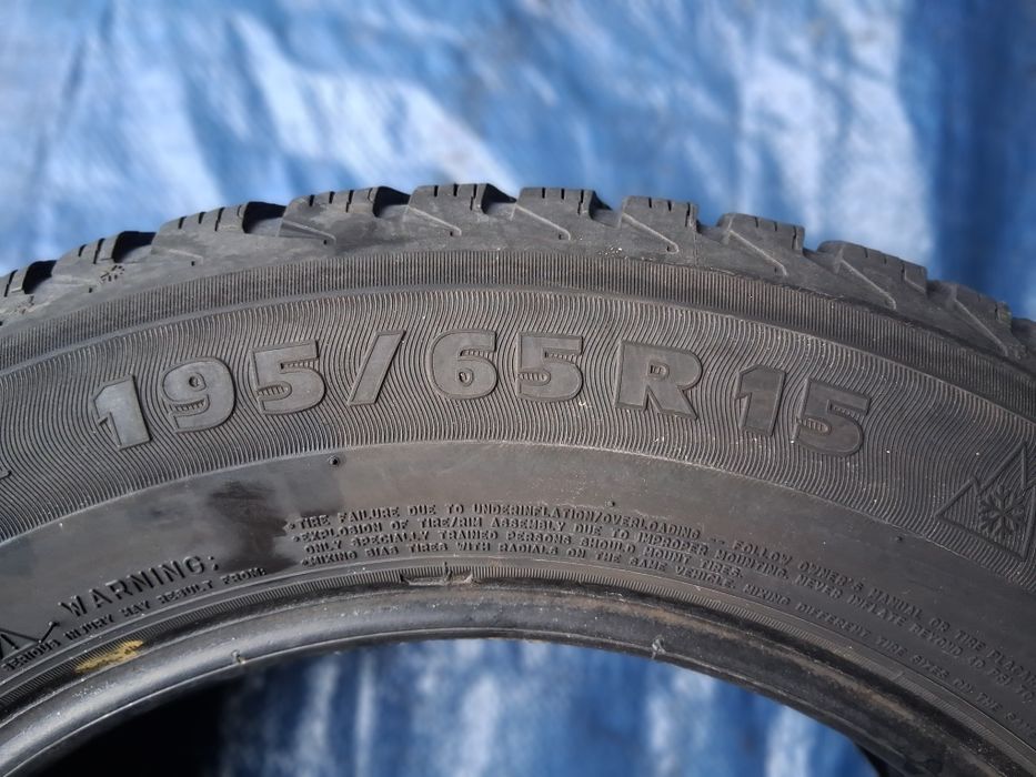 195/65/15 bieżnik 7mm rok opony 2010