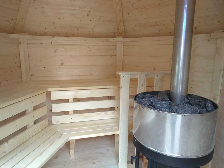 Sauna Ogrodowa Fińska Ruska Bania Sauna 4,5 M2 Kielce