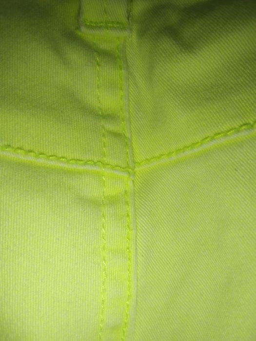 Damskie spodnie dżinsowe Only neonowe limonkowe