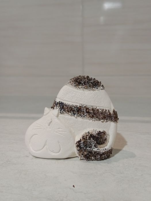 Komplet wazon z kotem