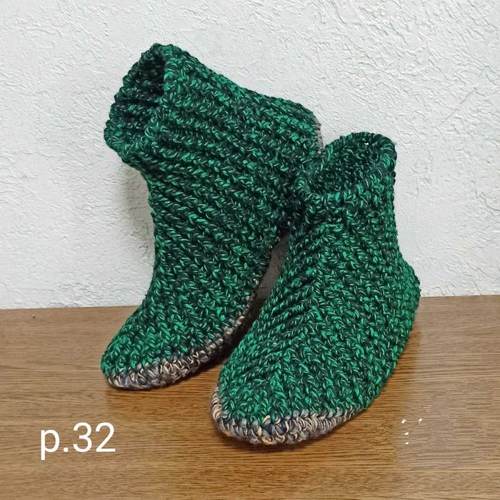 Домашние носочки чуни для мужчин, вместо тапочек - большой размер