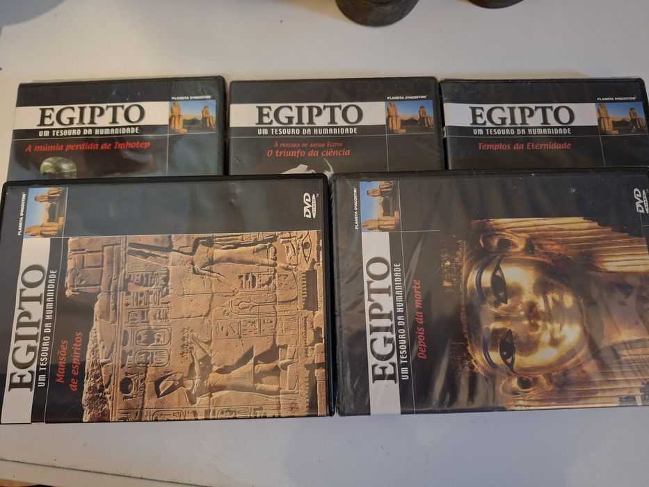 Coleção 30 dvds do egipto