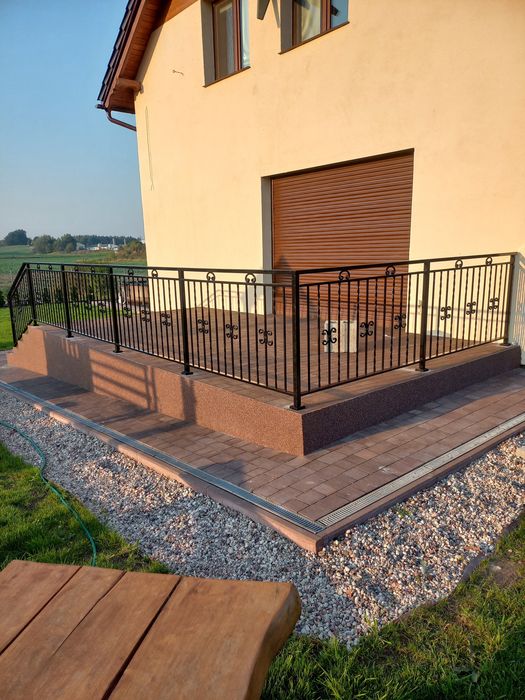 Bramy,balustrady,ogrodzenia ocynkowane malowane proszkowo