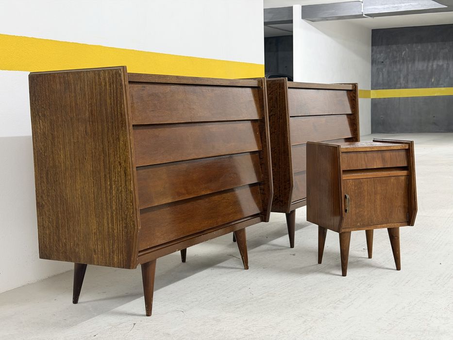 Cómodas Vintage Escandinavas Mid-Century da Década de 1960