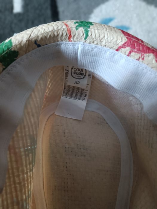 Kapelusz, na lato , na słońce, cool Club, palmy, dino, r 52, smyk