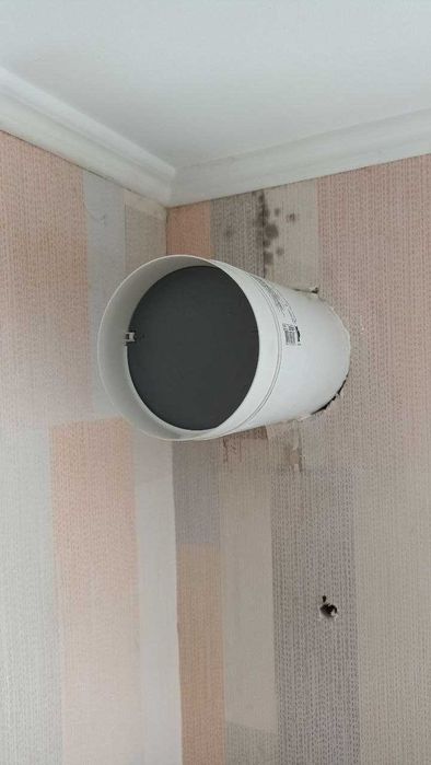 Монтаж рекуператора.Сведління отворів для витяжки.Вентиляція приміщень