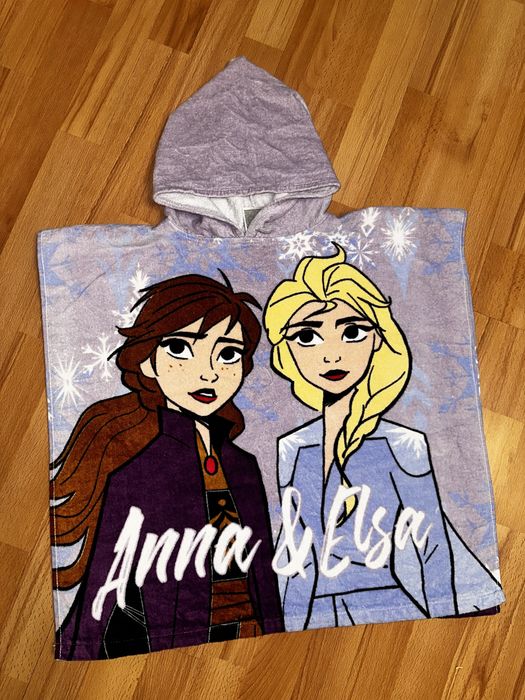 Полотенце пончо рушник Фрозен 2 Frozen ll Ельза Анна Эльза