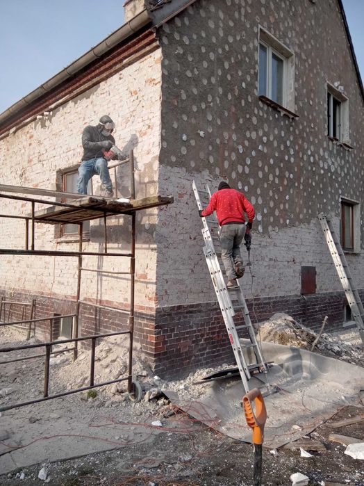 Wyburzanie scian, skuwanie glazury, tynkow, posadzek, Wolne terminy
