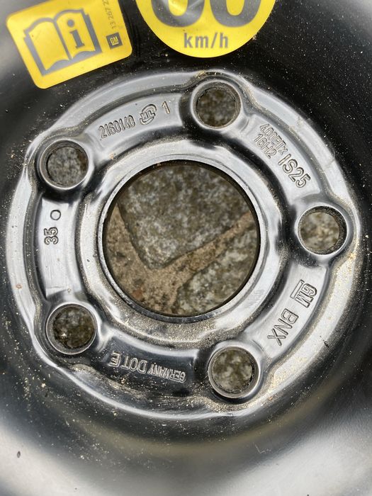 Koło dojazdowe Opel
