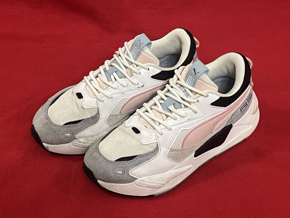 Брендовые замшевые кроссовки Puma 37-38р