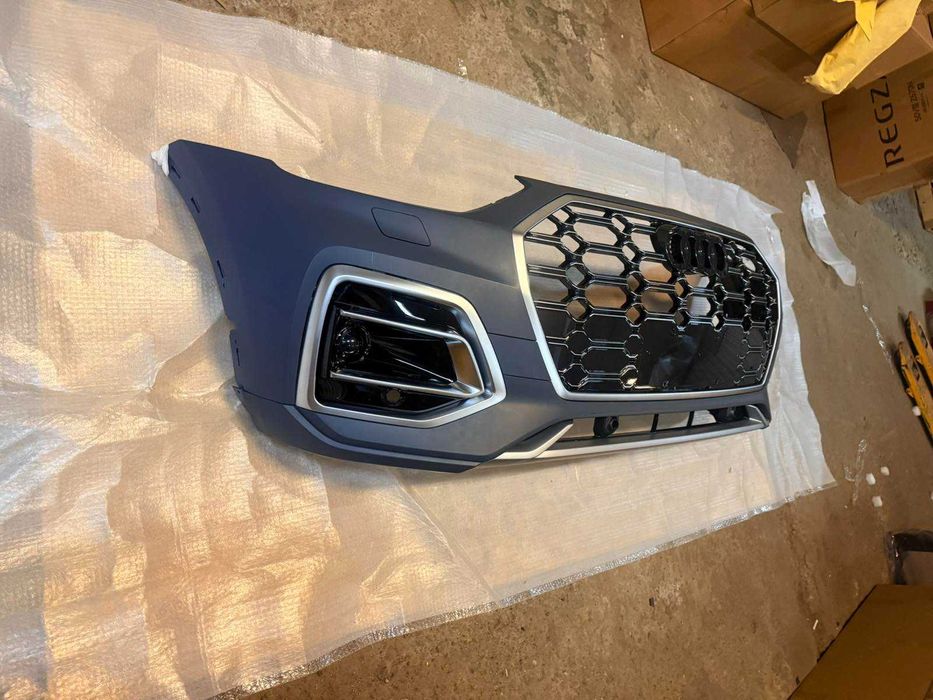 Бампер Audi Q5 Рестайл  FY (80A) Ауді Q5 (2021 2022 2023 2024 2025)
