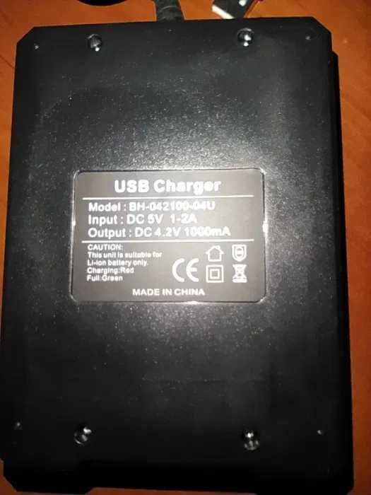 Зарядка 18650 Зарядное устройство usb для аккумуляторов батарей Li-ion ...