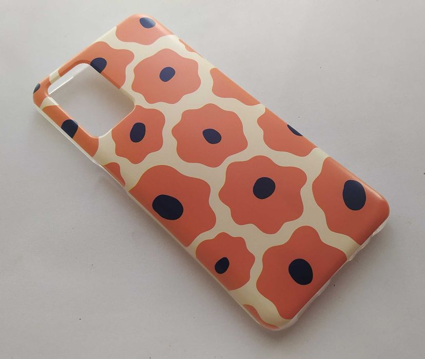 Capa silicone Flores Laranja Matisse para telemóveis Samsung